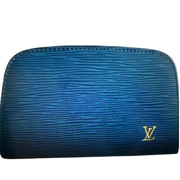 Converted LOUIS VUITTON Epi Dauphine PM Pouch Blue Crossbody bag. - Picture 8 of 8